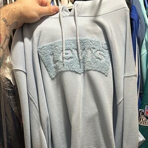Levi's Light Blue Hoodie Sweater
